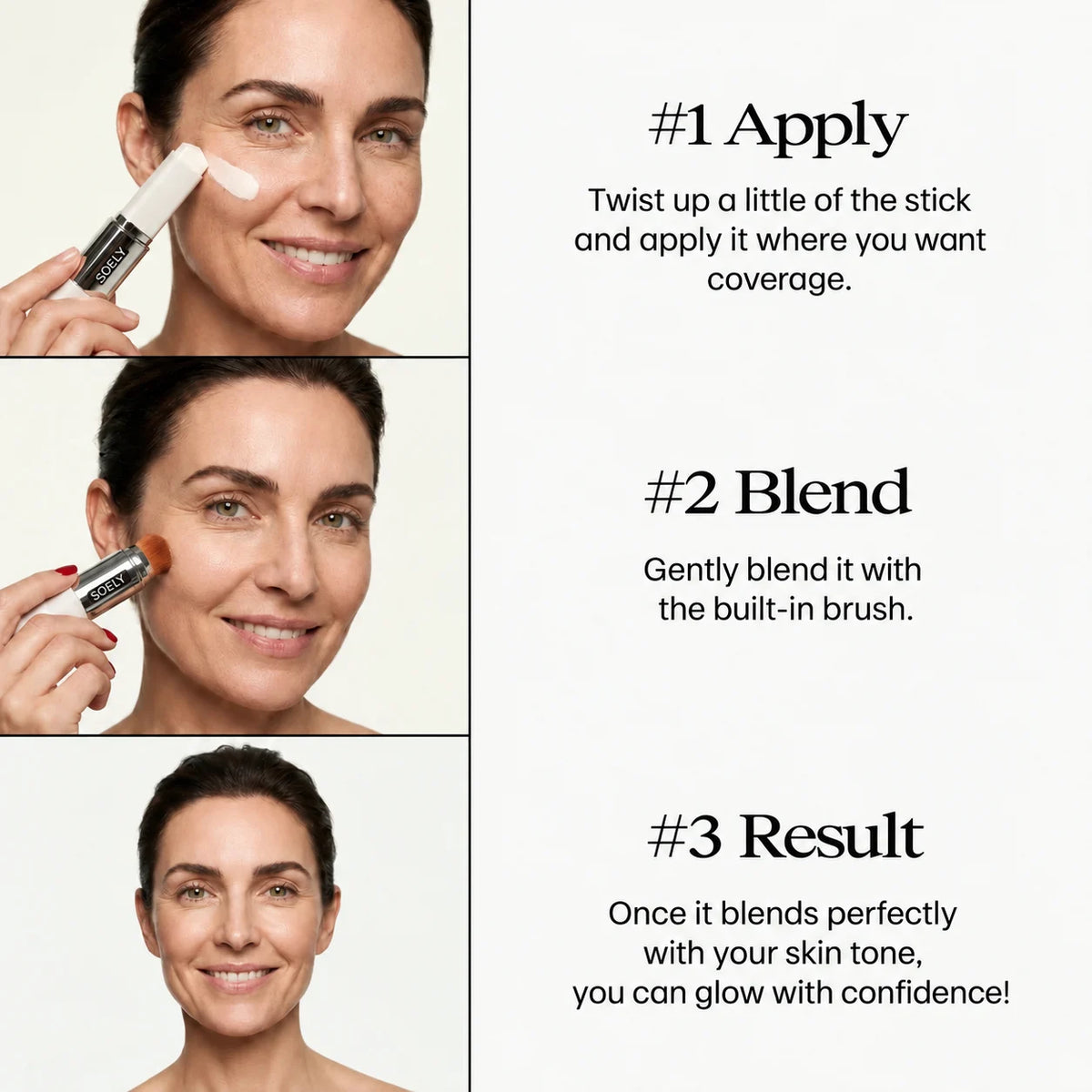 SOELY Colour-Changing Foundation Stick